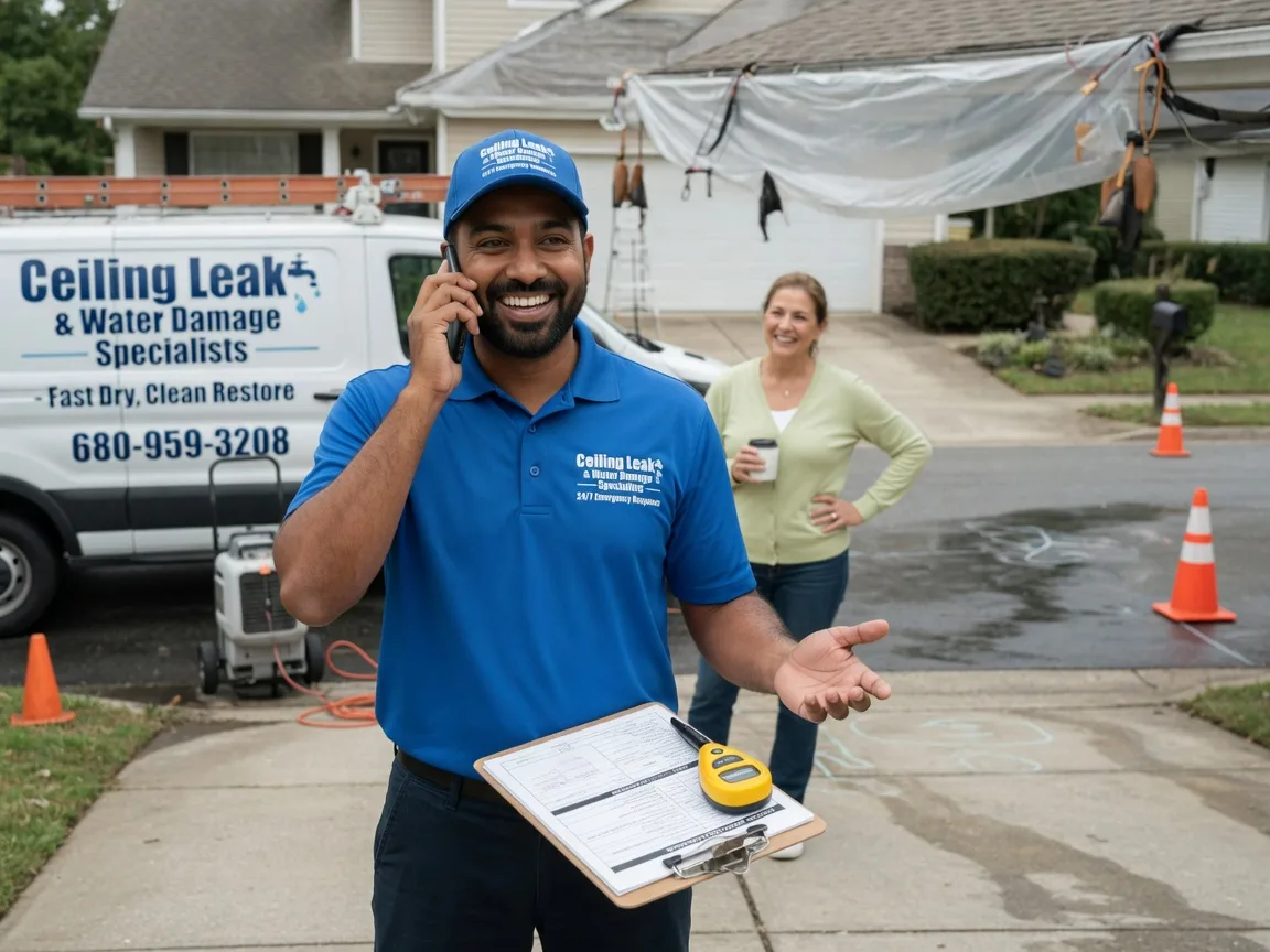 Ceiling Leak Cleanup Warsaw, OH FAQs
